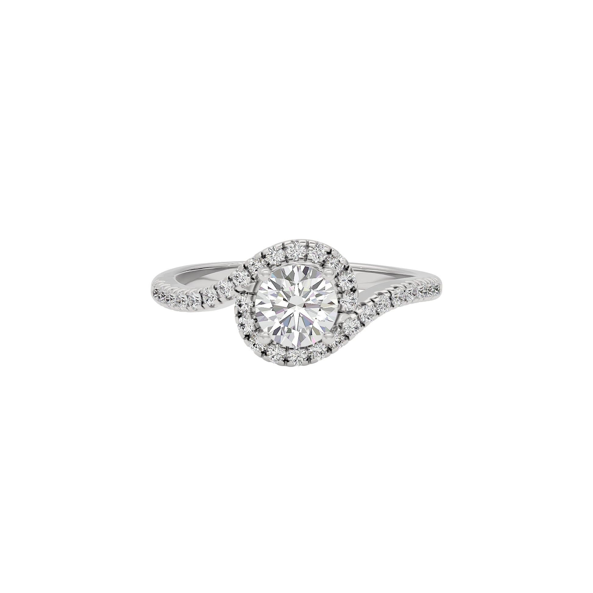 Starry Serenity Diamond Ring 18 KT / White Gold / 22