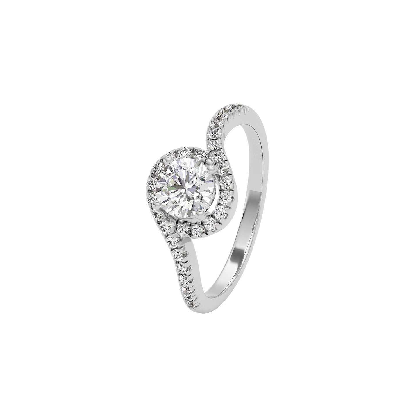 Starry Serenity Diamond Ring 18 KT / White Gold / 22