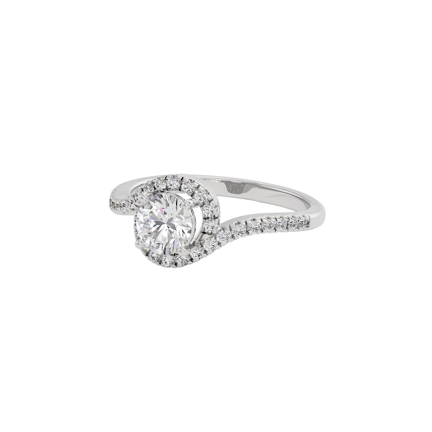 Starry Serenity Diamond Ring 18 KT / White Gold / 22