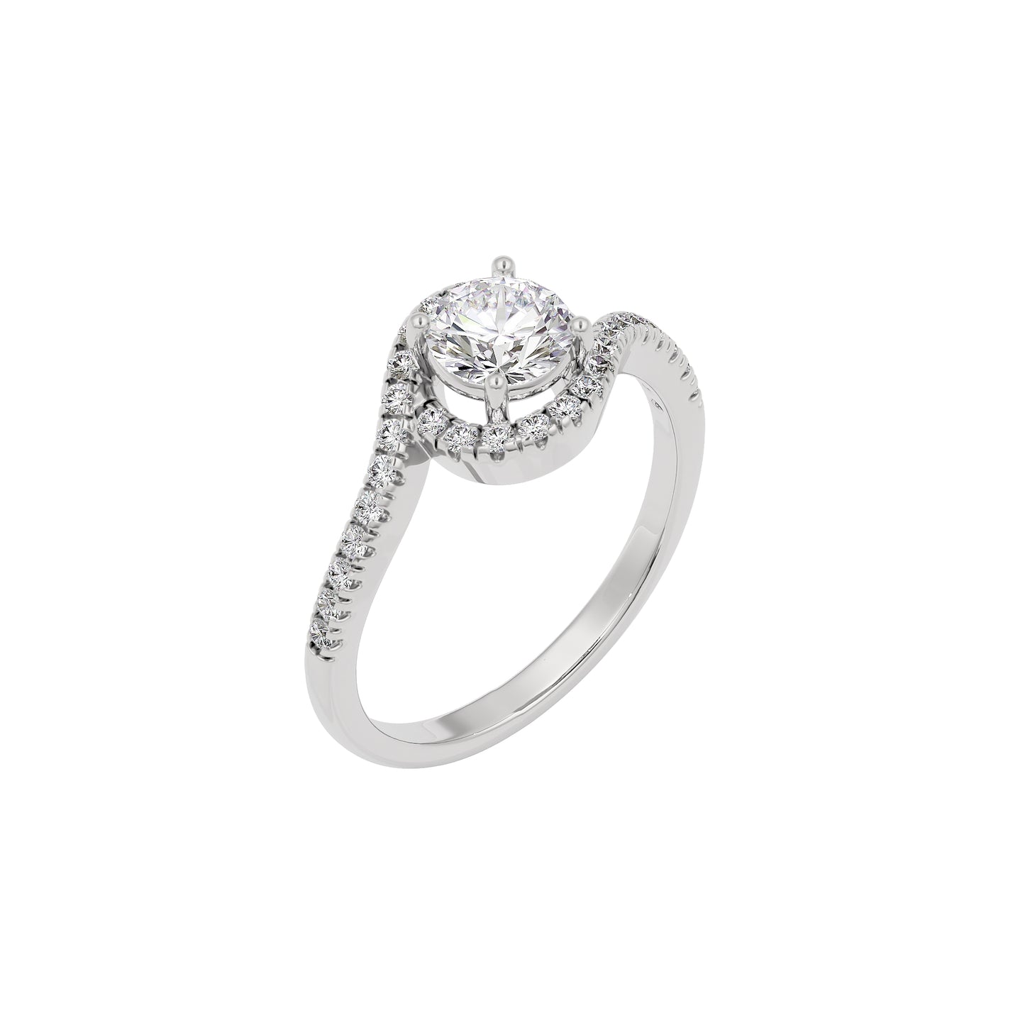 Starry Serenity Diamond Ring 18 KT / White Gold / 22