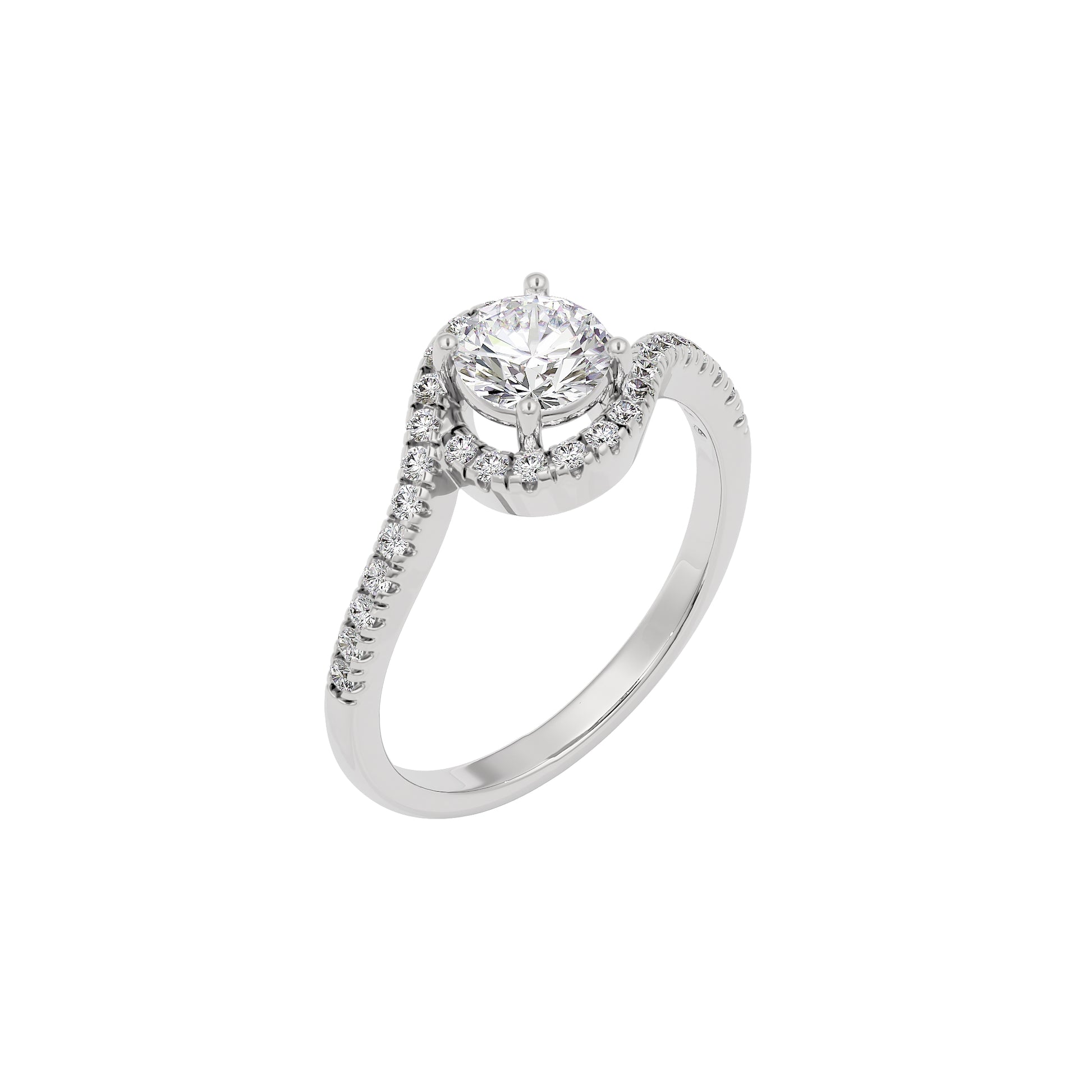 Starry Serenity Diamond Ring 18 KT / White Gold / 22
