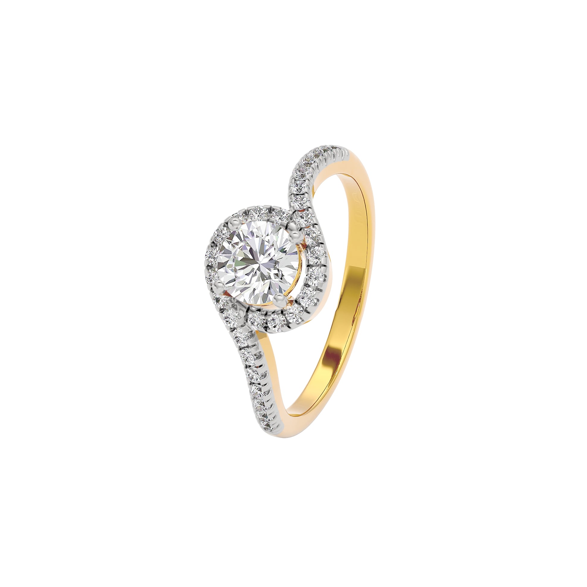 Starry Serenity Diamond Ring 18 KT / Yellow Gold / 22