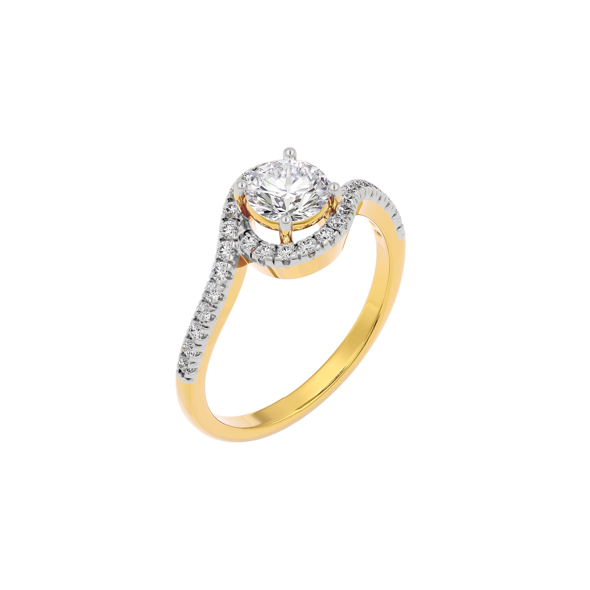 Starry Serenity Diamond Ring 18 KT / Yellow Gold / 22