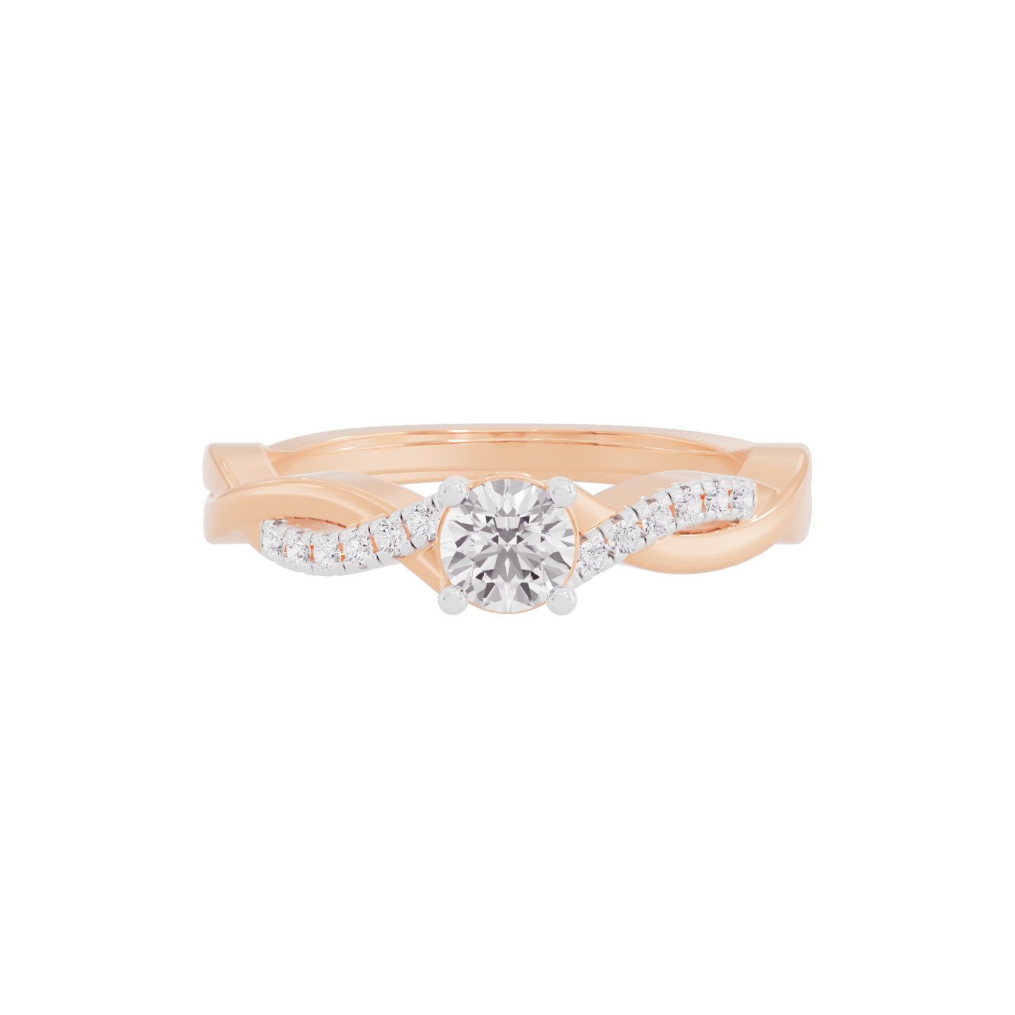 Crowned Crest Diamond Ring