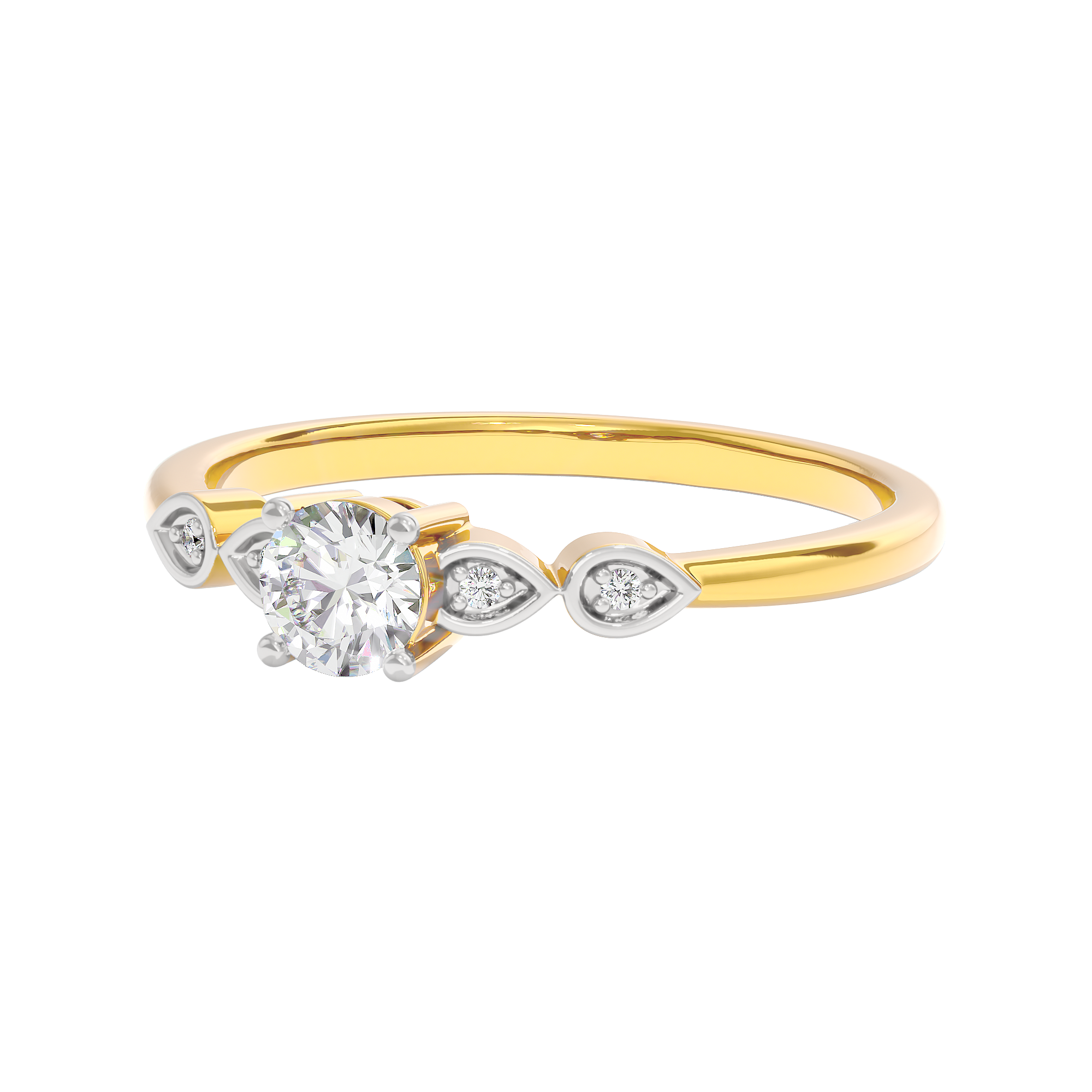 Stellar Heart Diamond Ring