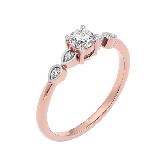 Stellar Heart Diamond Ring