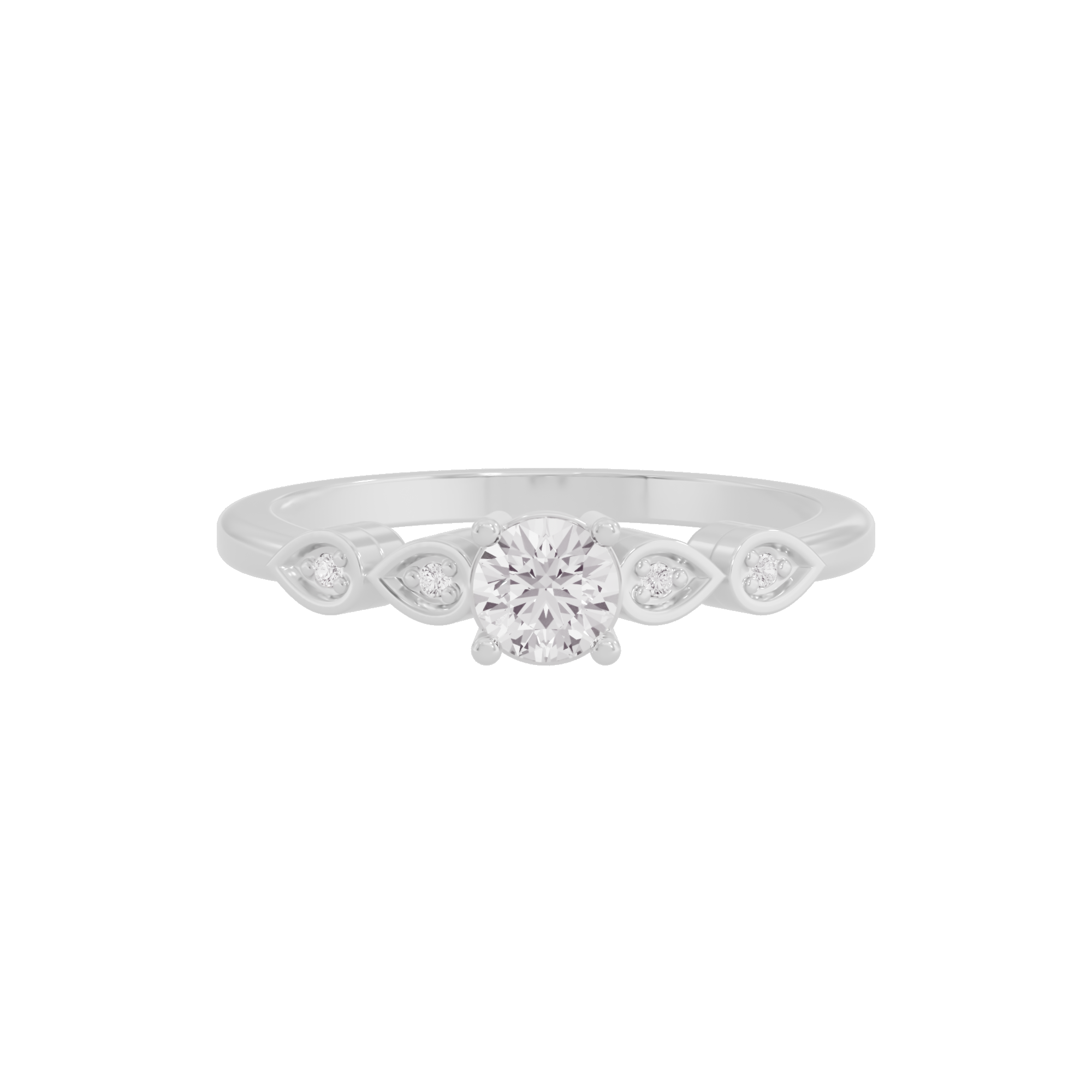 Whispering Waters Diamond Ring