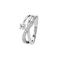 Shimmering Silhouette Diamond Ring 18 KT / White Gold / 22