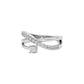 Shimmering Silhouette Diamond Ring 18 KT / White Gold / 22