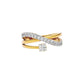 Shimmering Silhouette Diamond Ring 18 KT / Yellow Gold / 22