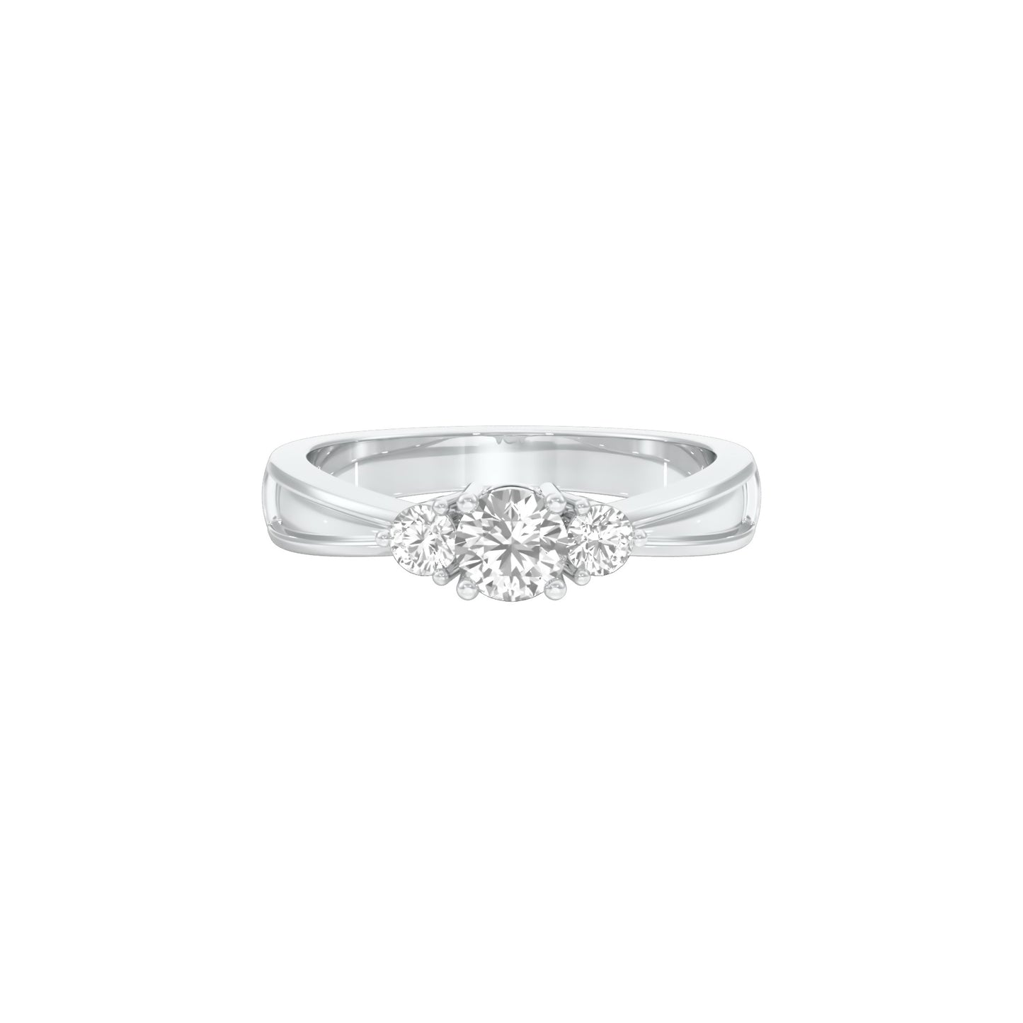 DLR000247 18 KT / White Gold / 22