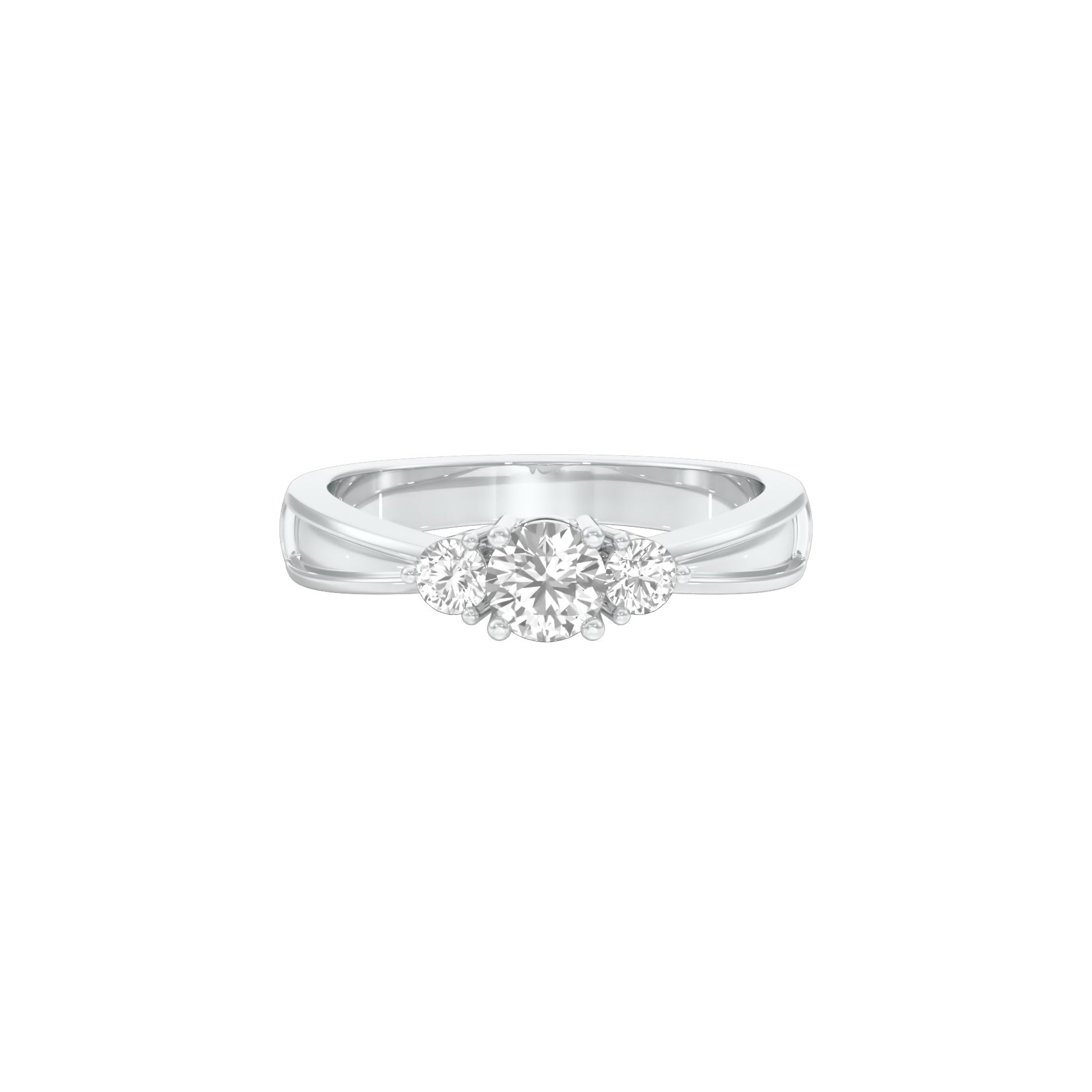 DLR000247 18 KT / White Gold / 22