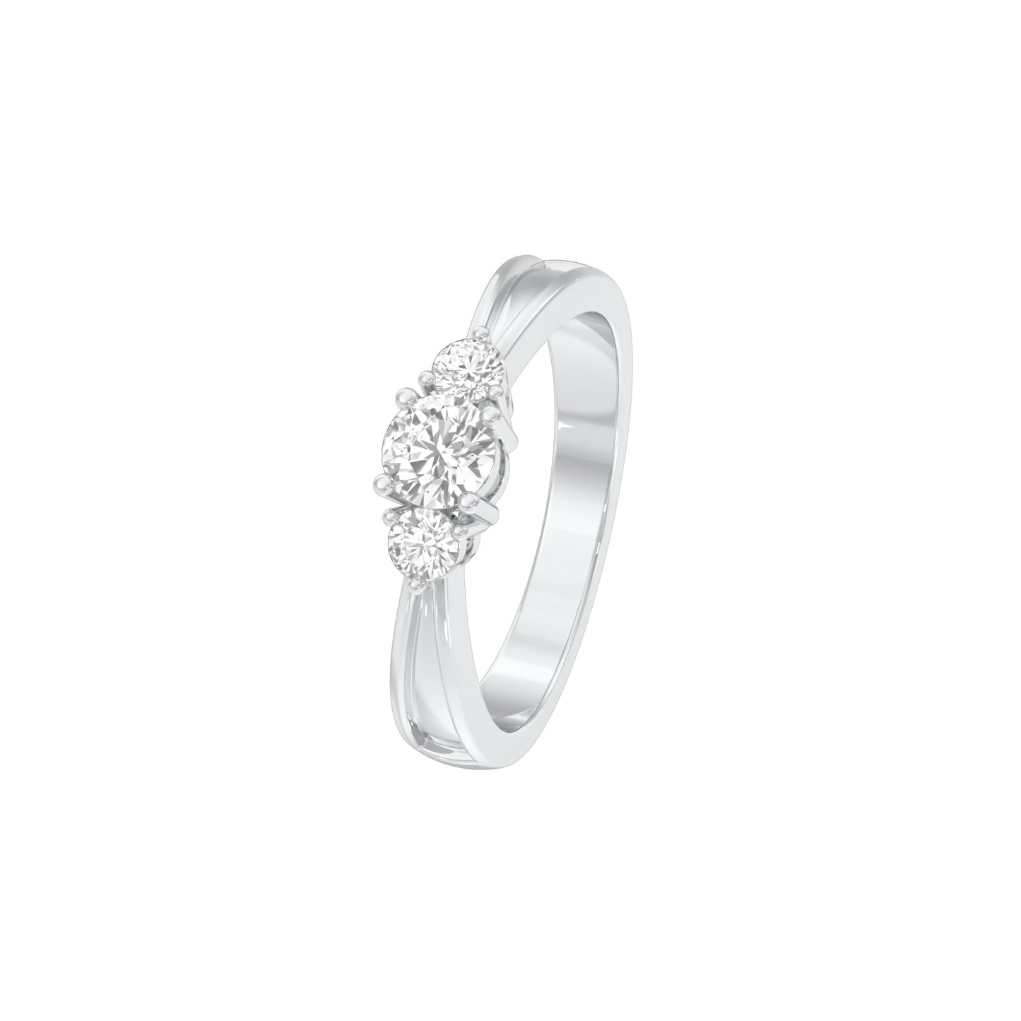 DLR000247 18 KT / White Gold / 22