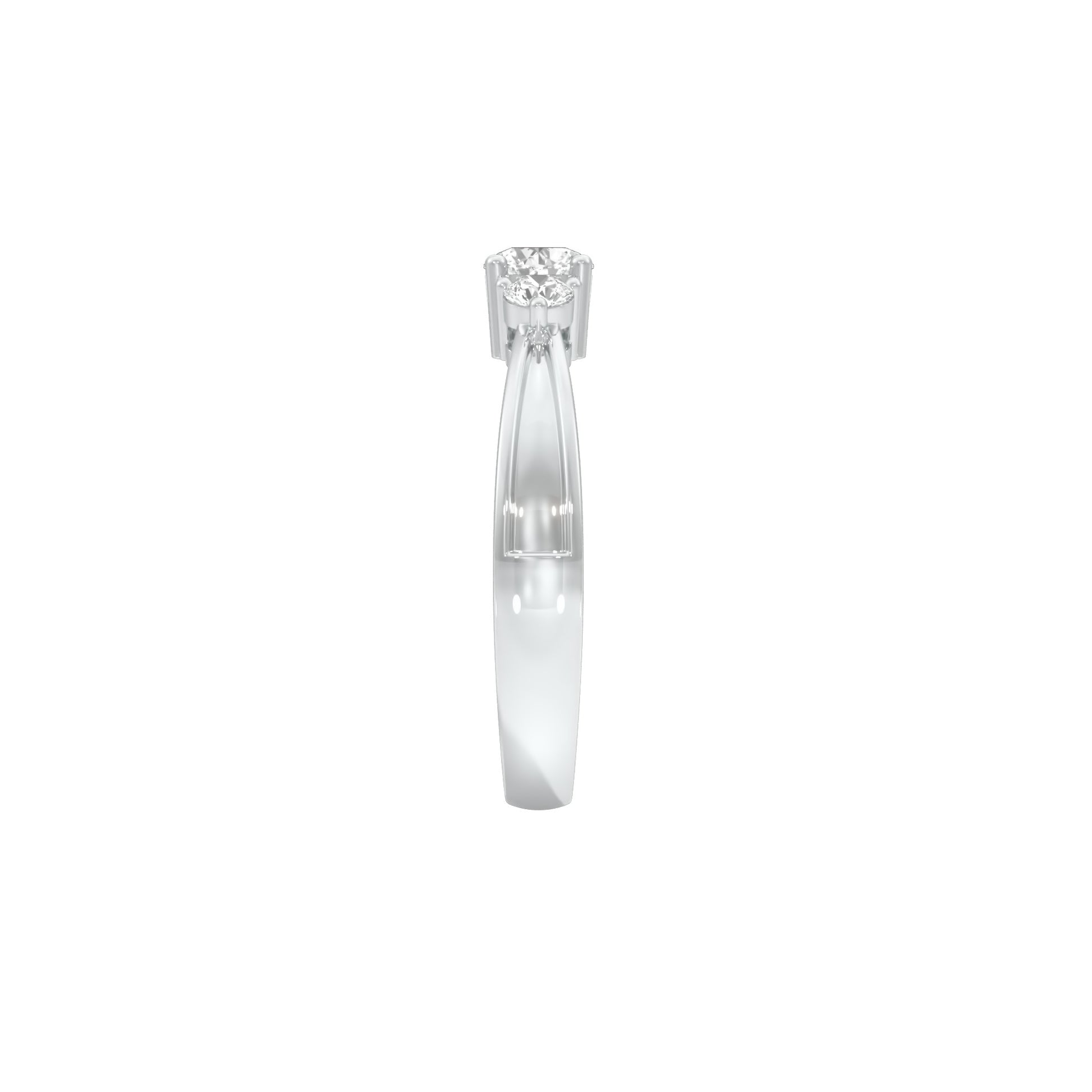 DLR000247 18 KT / White Gold / 22