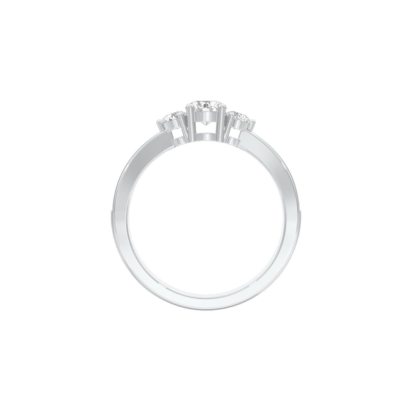DLR000247 18 KT / White Gold / 22