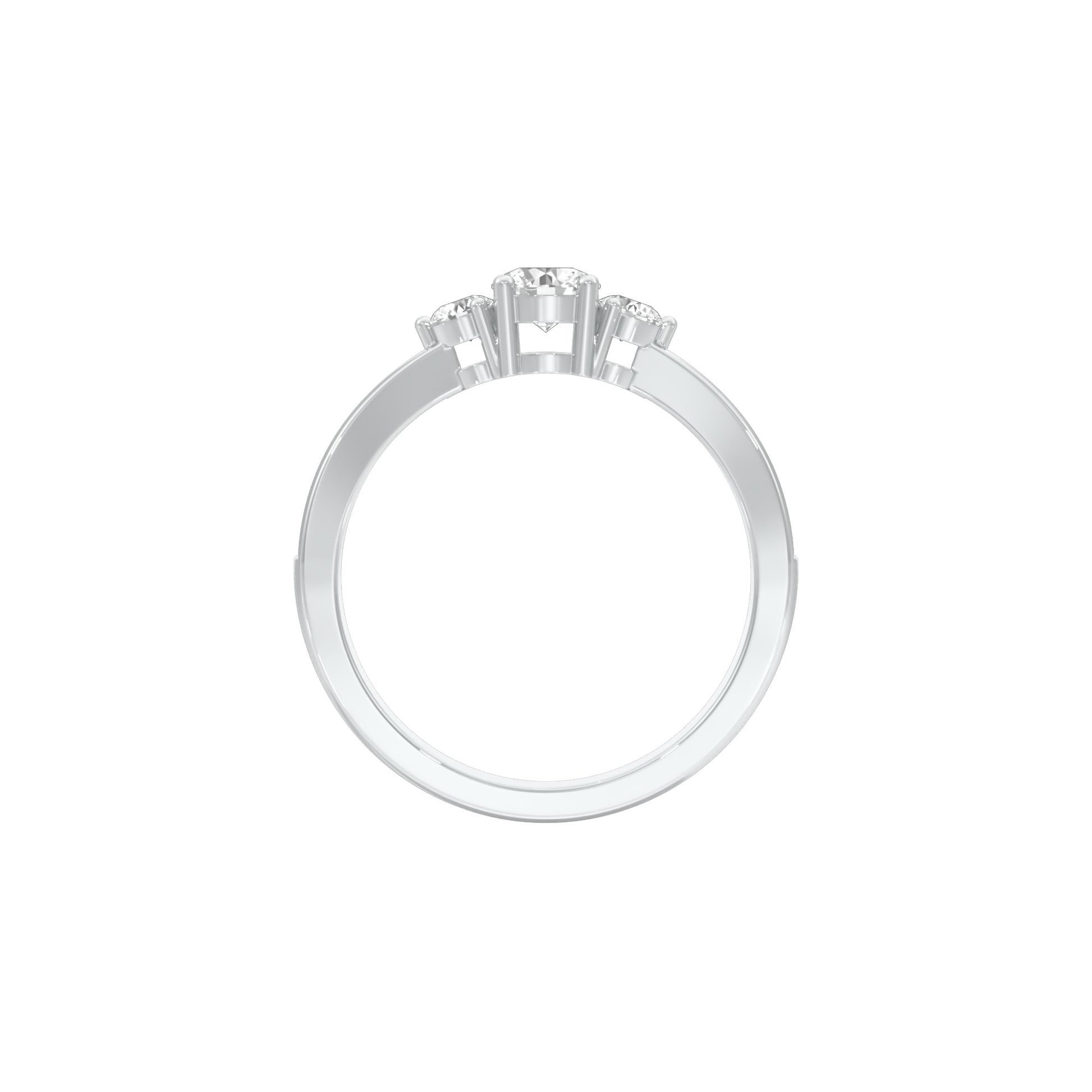 DLR000247 18 KT / White Gold / 22