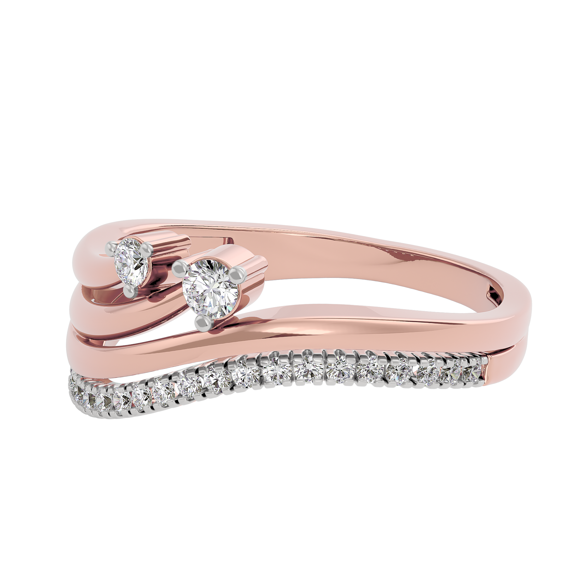 Serene Bloom Diamond Ring