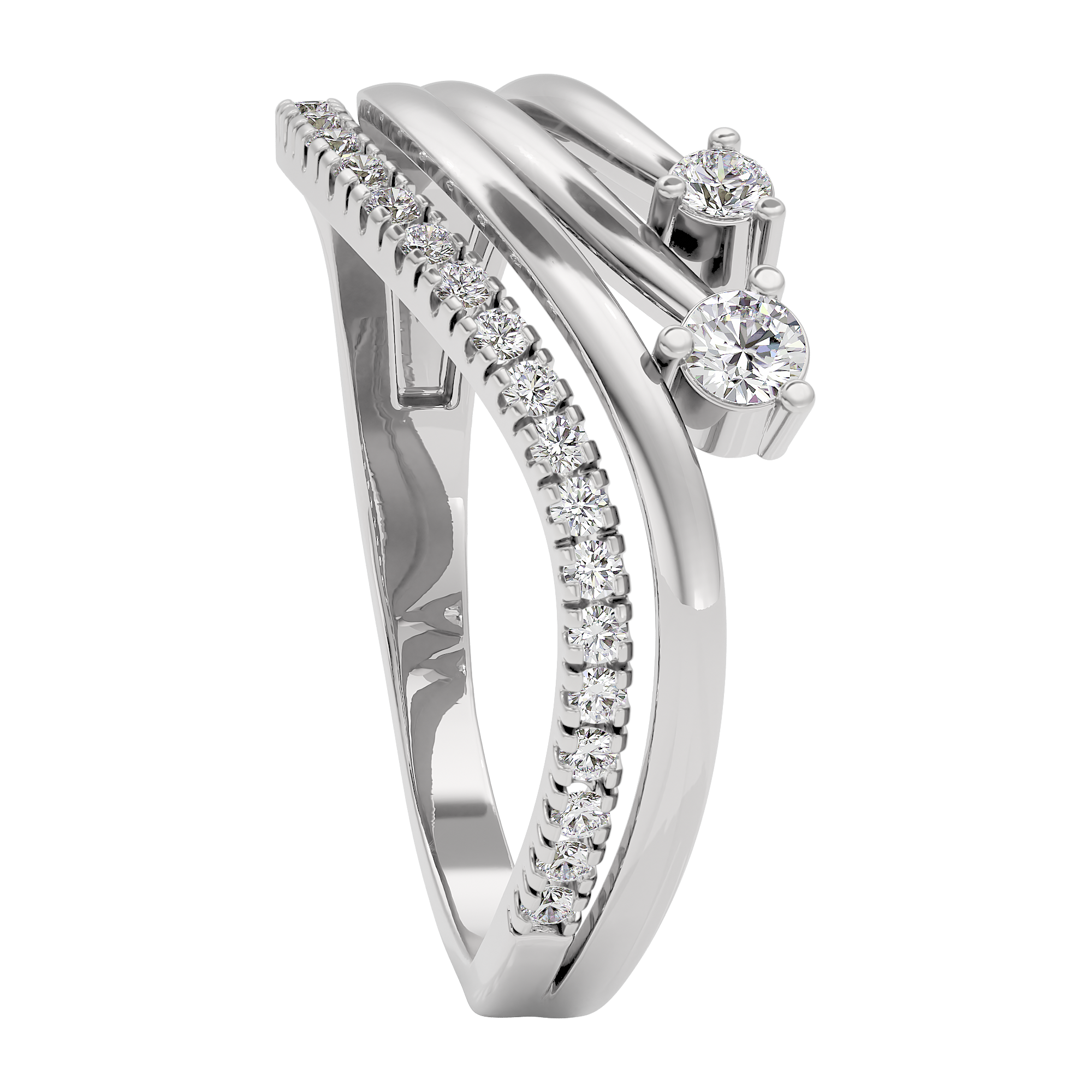 Serene Bloom Diamond Ring