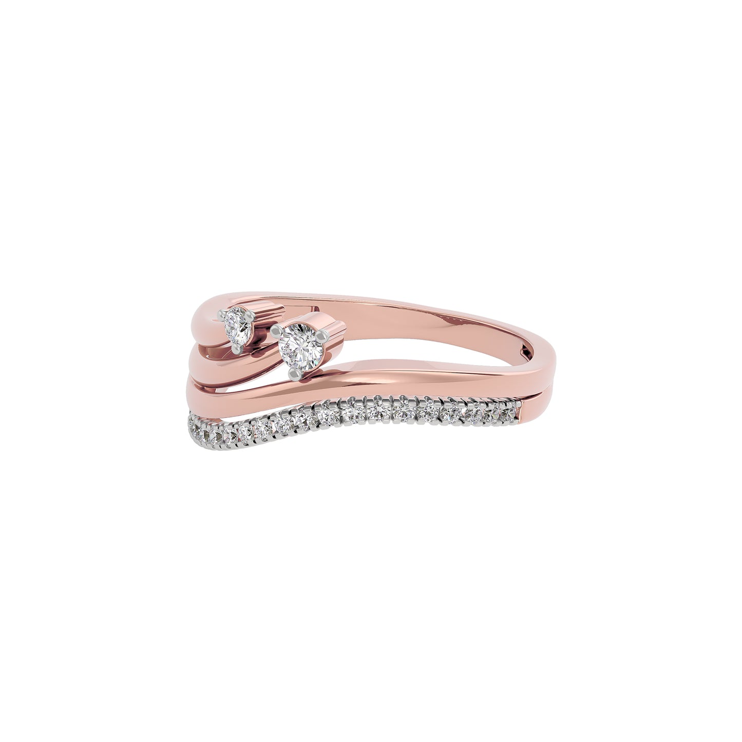 Seraphic Flame Diamond Ring