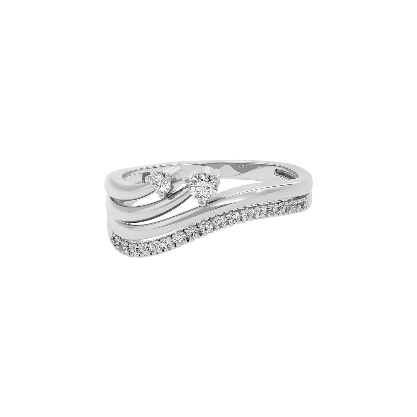 Seraphic Flame Diamond Ring