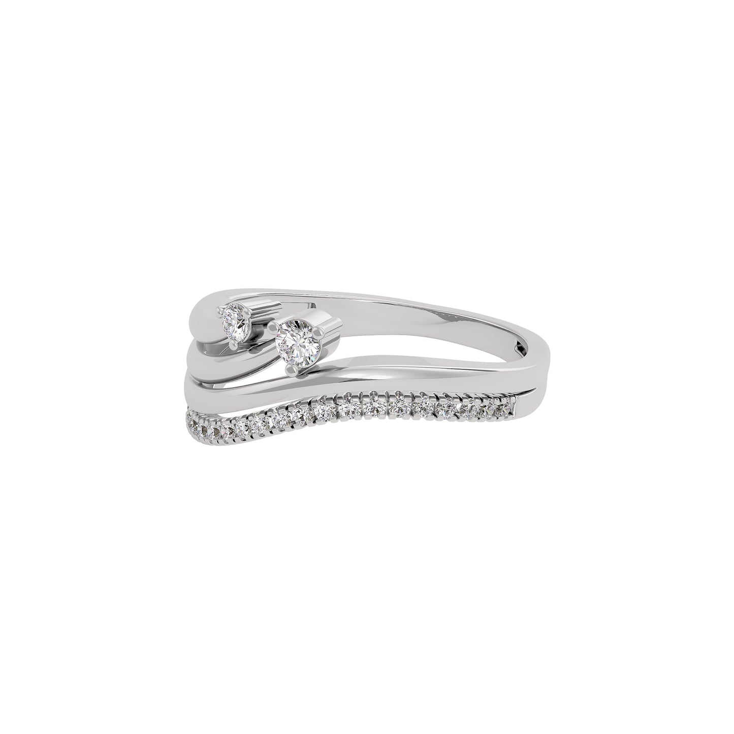 Seraphic Flame Diamond Ring