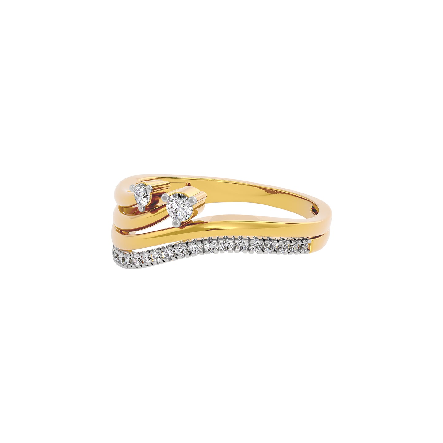 Seraphic Flame Diamond Ring