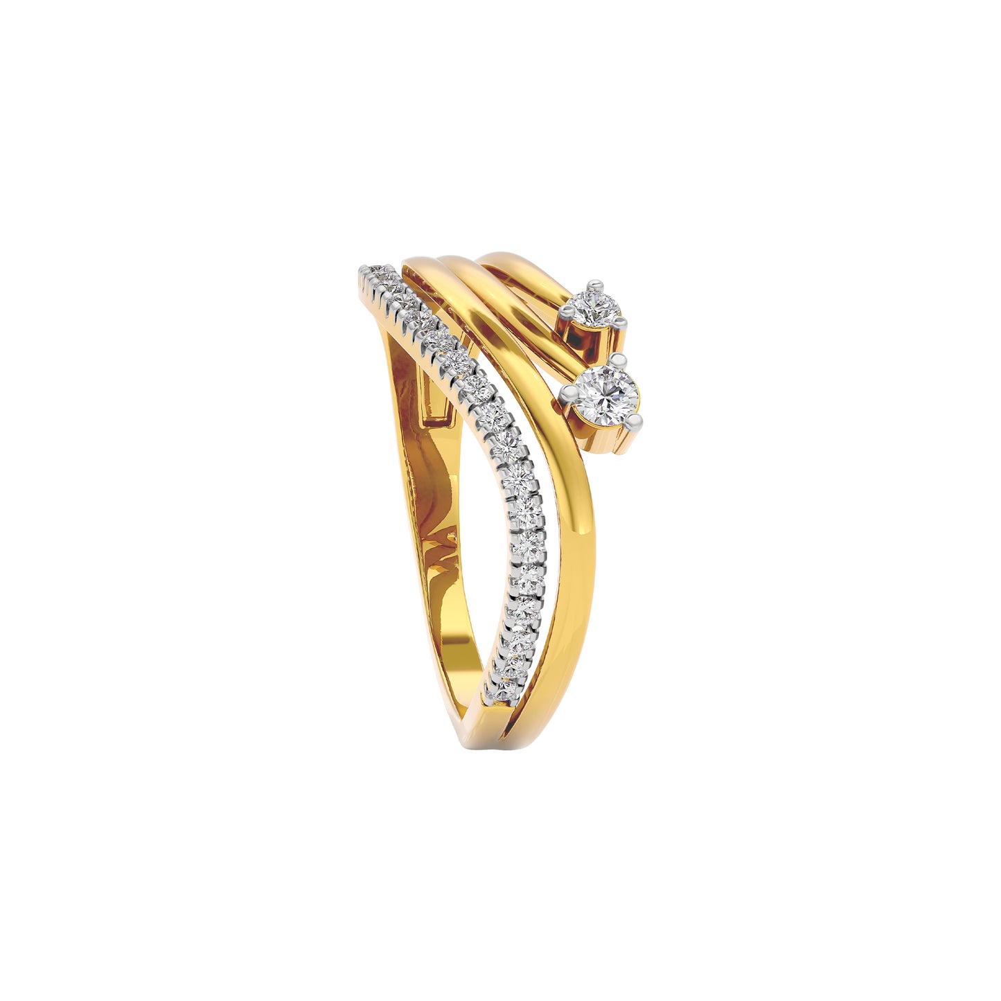 Seraphic Flame Diamond Ring