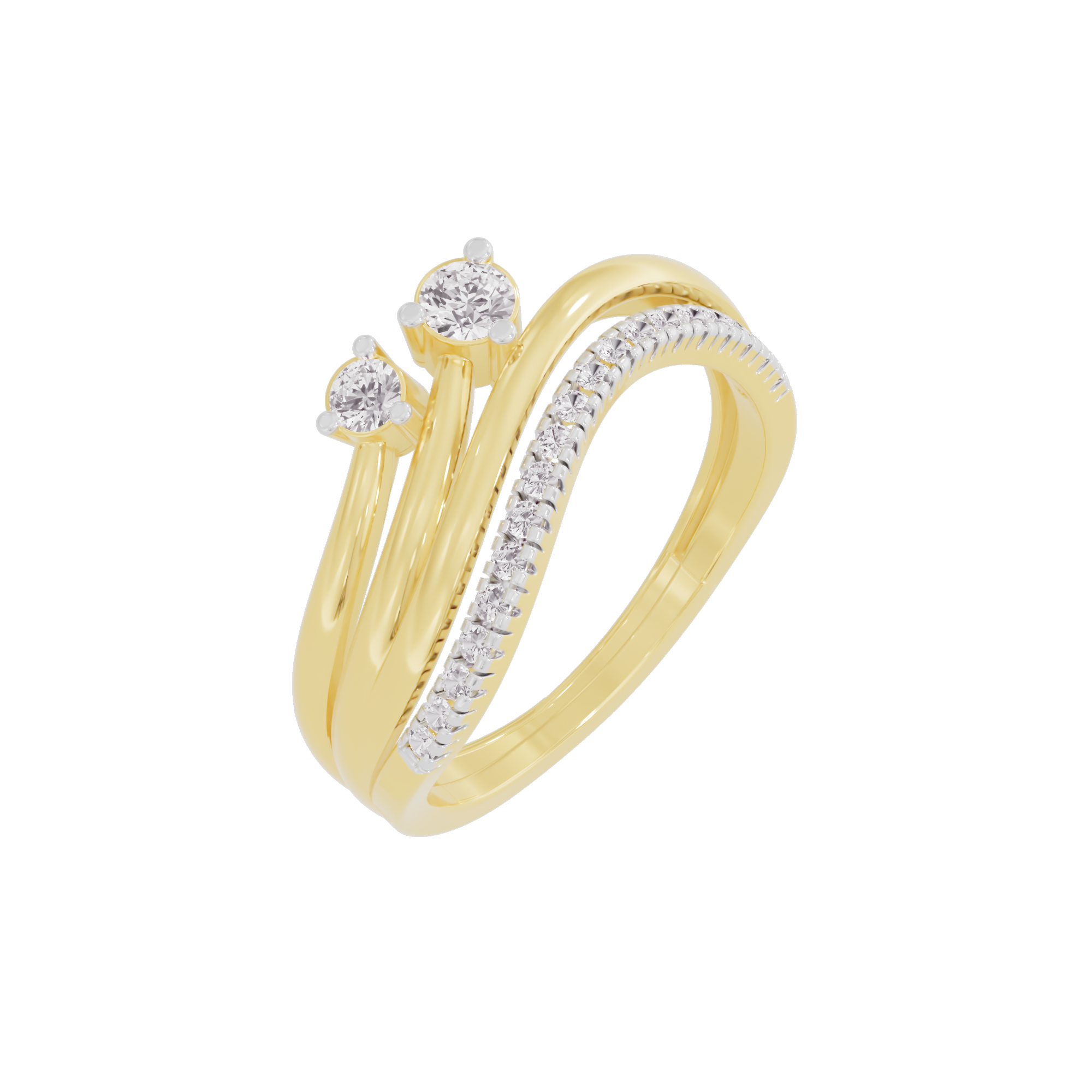 Serene Bloom Diamond Ring