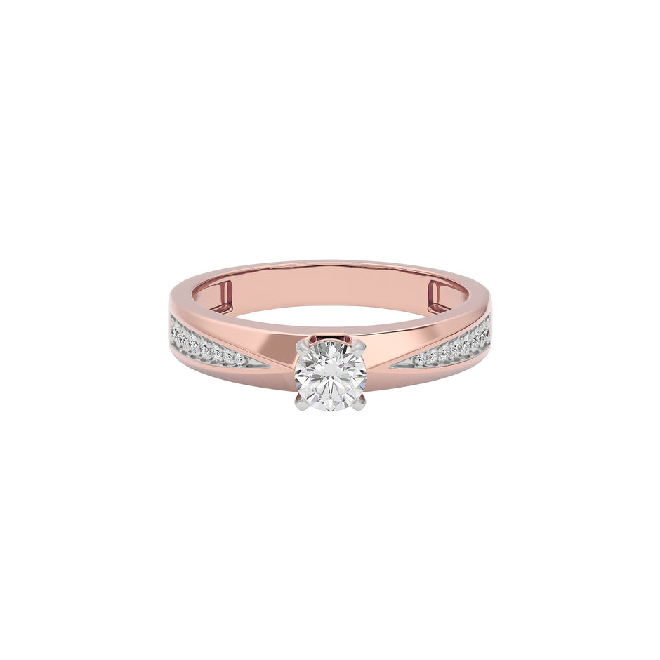 Diadem's Dazzle Diamond Ring 18 KT / Rose Gold / 22