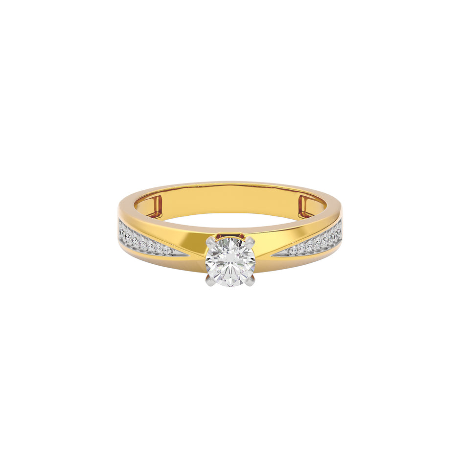 Diadem's Dazzle Diamond Ring 18 KT / Yellow Gold / 22