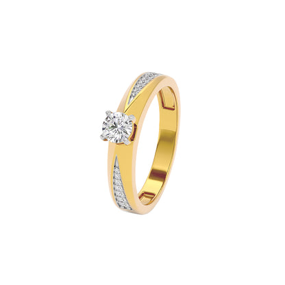 Diadem's Dazzle Diamond Ring 18 KT / Yellow Gold / 22