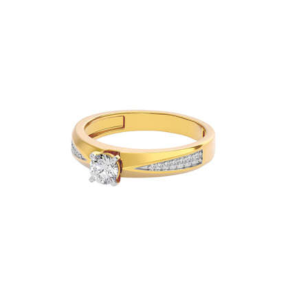 Diadem's Dazzle Diamond Ring 18 KT / Yellow Gold / 22