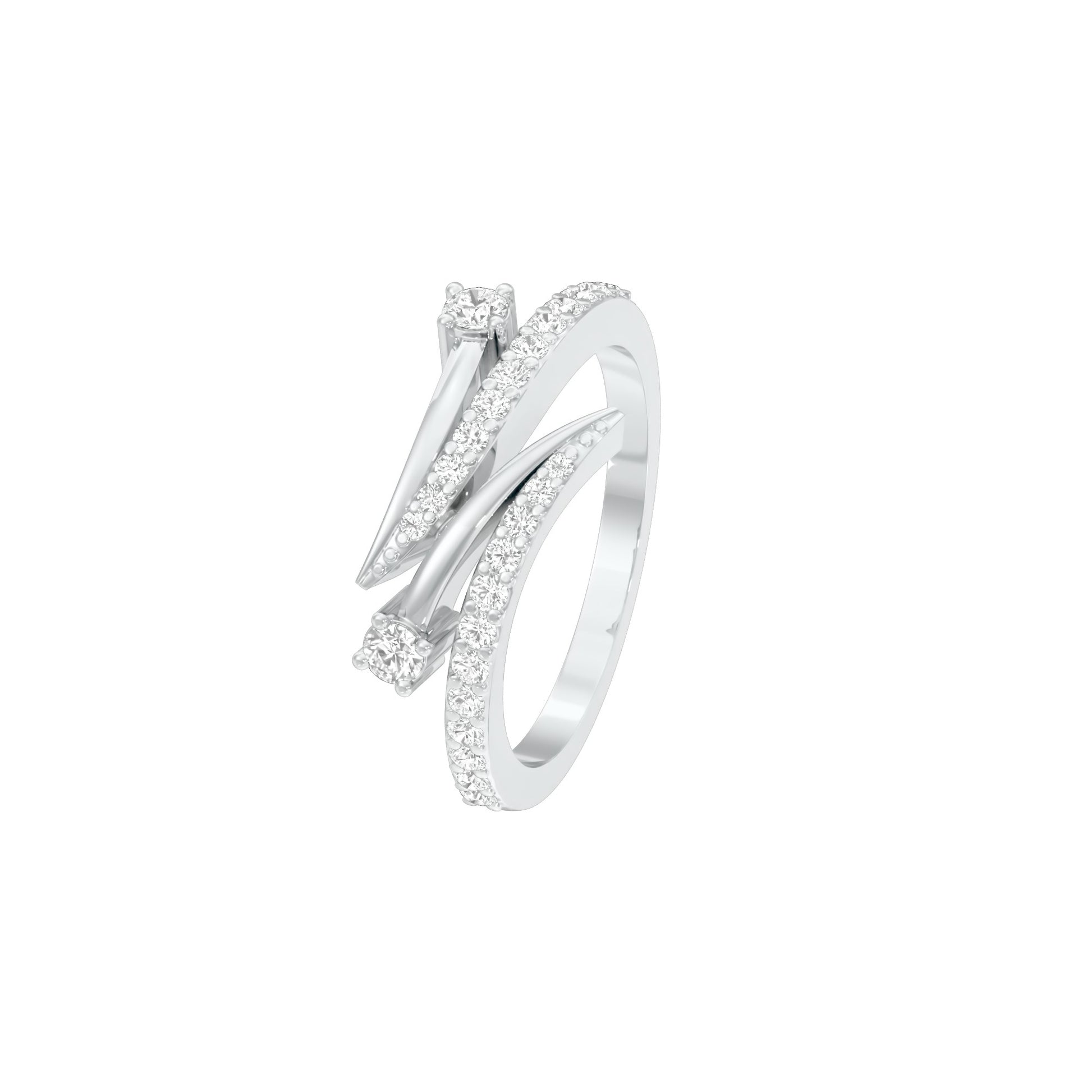 DLR000252 18 KT / White Gold / 22