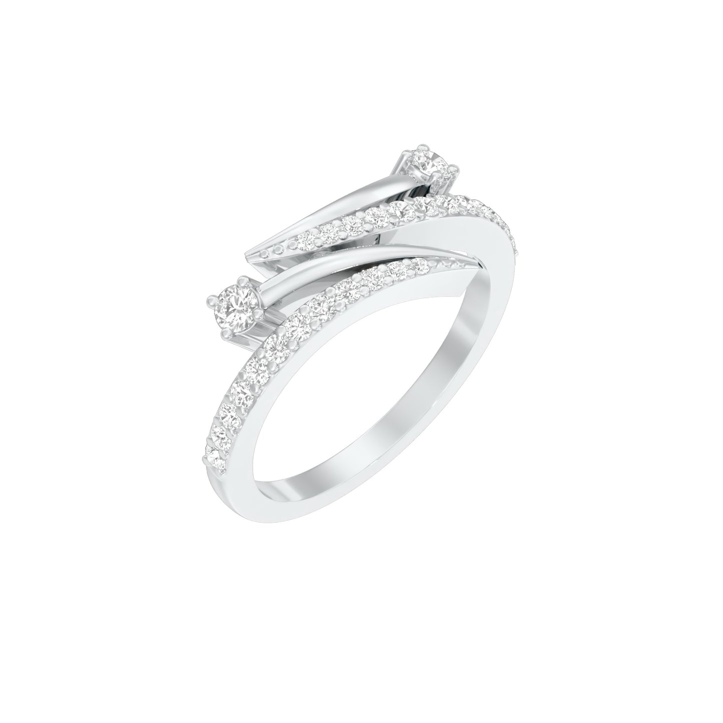 DLR000252 18 KT / White Gold / 22