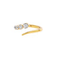 Ethereal Embrace Diamond Ring 18 KT / Yellow Gold / 22