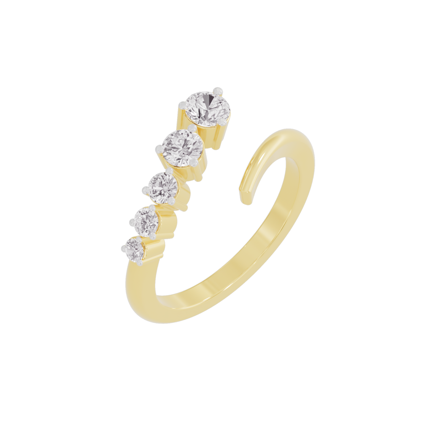 Ethereal Embrace Diamond Ring