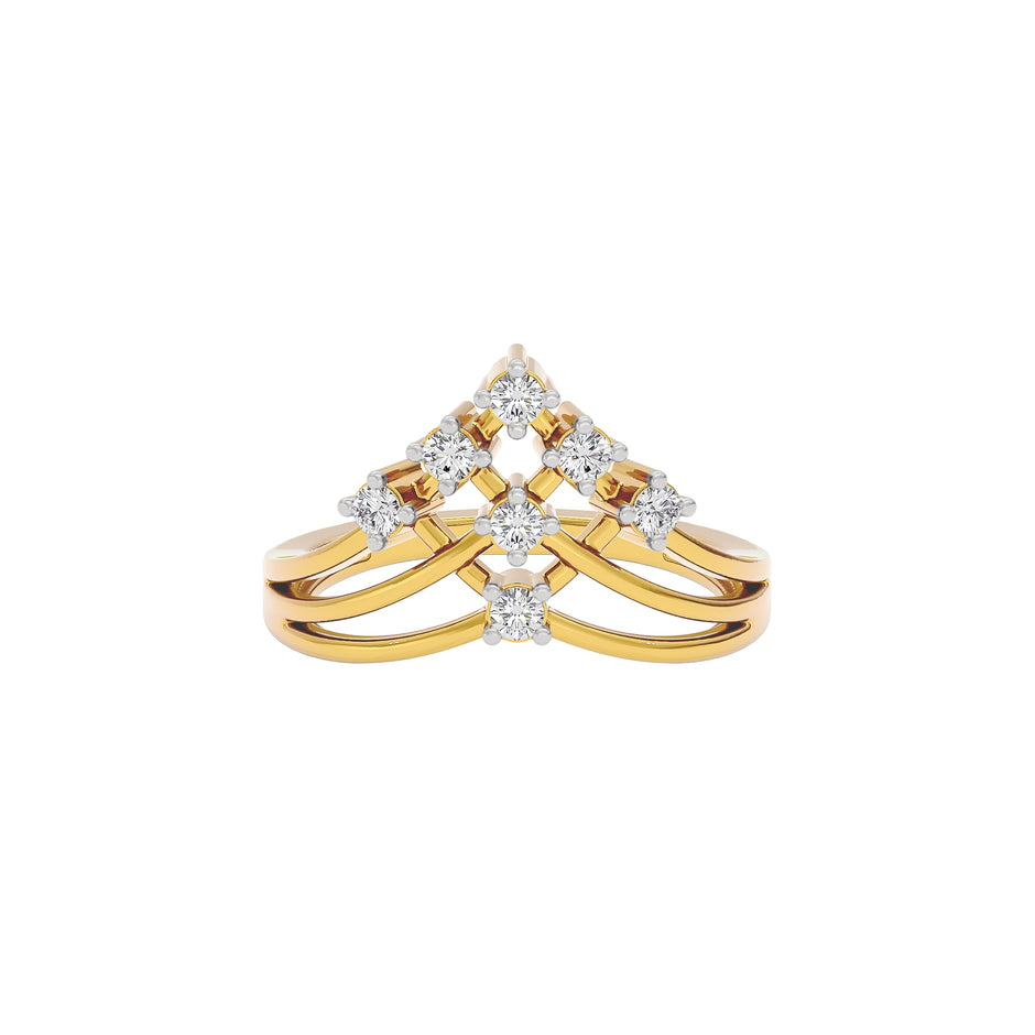 Classic Legacy Diamond Ring 18 KT / Yellow Gold / 22