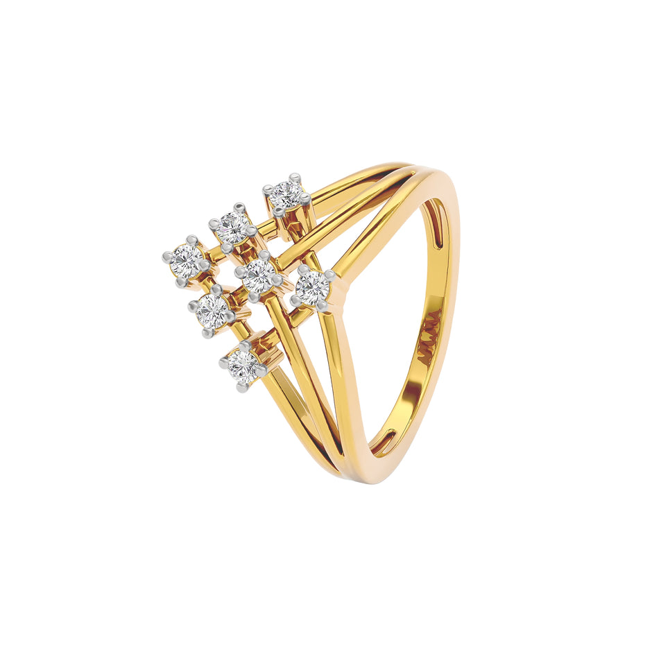 Classic Legacy Diamond Ring 18 KT / Yellow Gold / 22