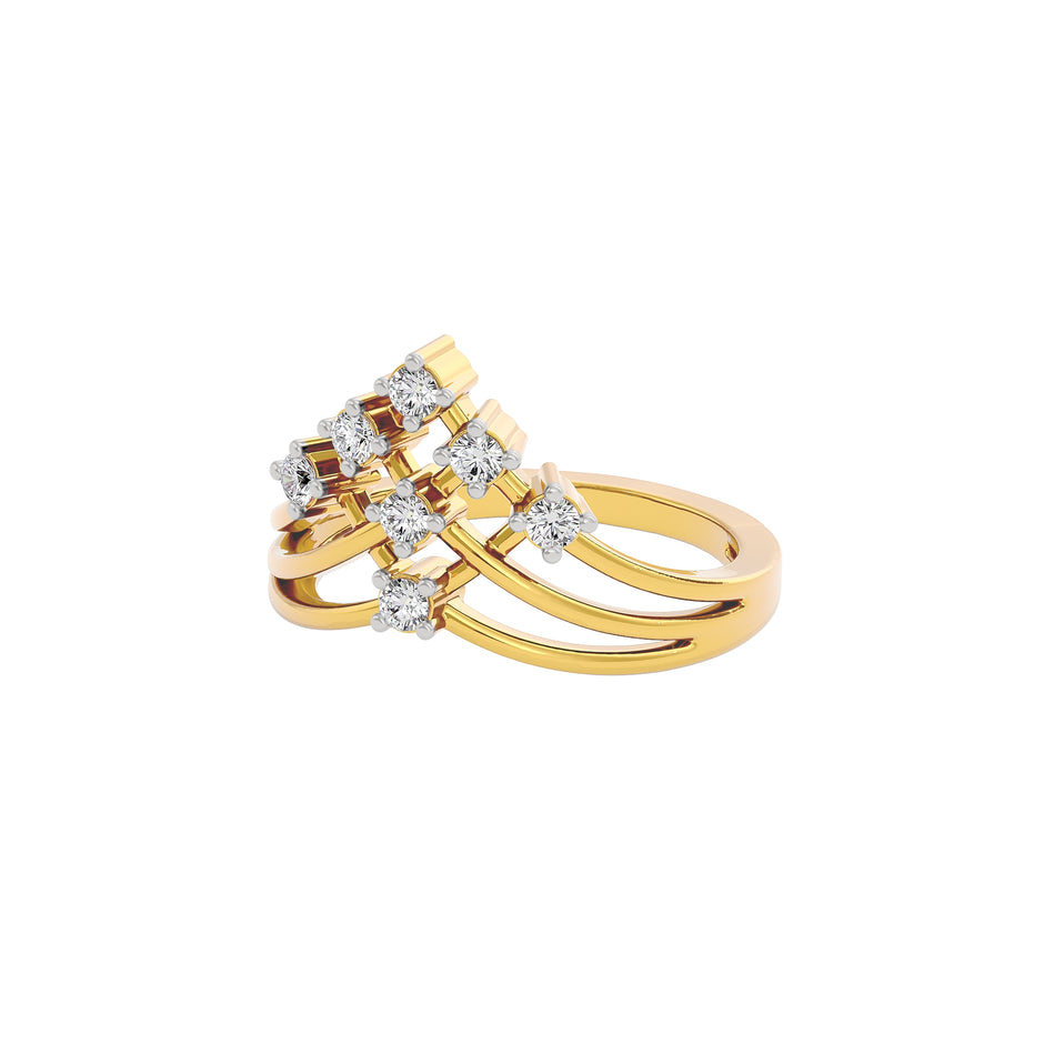 Classic Legacy Diamond Ring 18 KT / Yellow Gold / 22