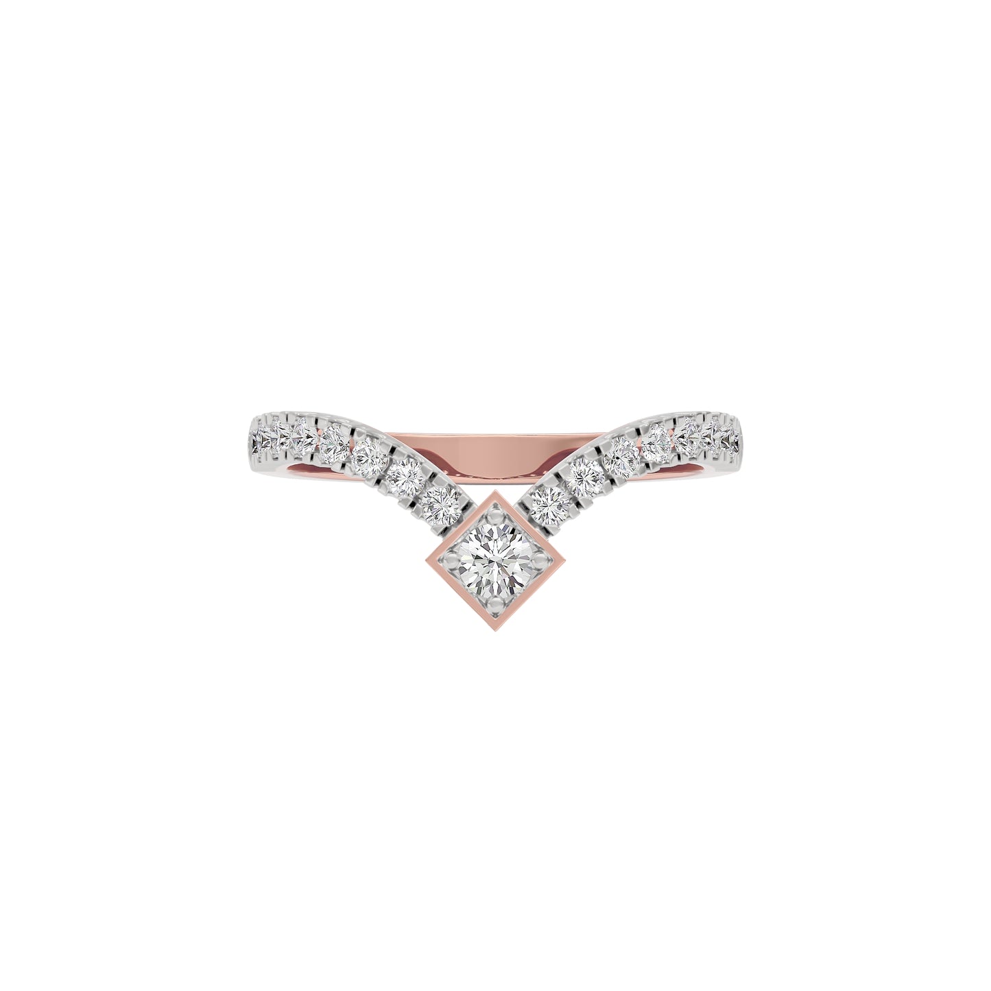 Oceanic Opals Diamond Ring 18 KT / Rose Gold / 22