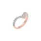 Oceanic Opals Diamond Ring 18 KT / Rose Gold / 22