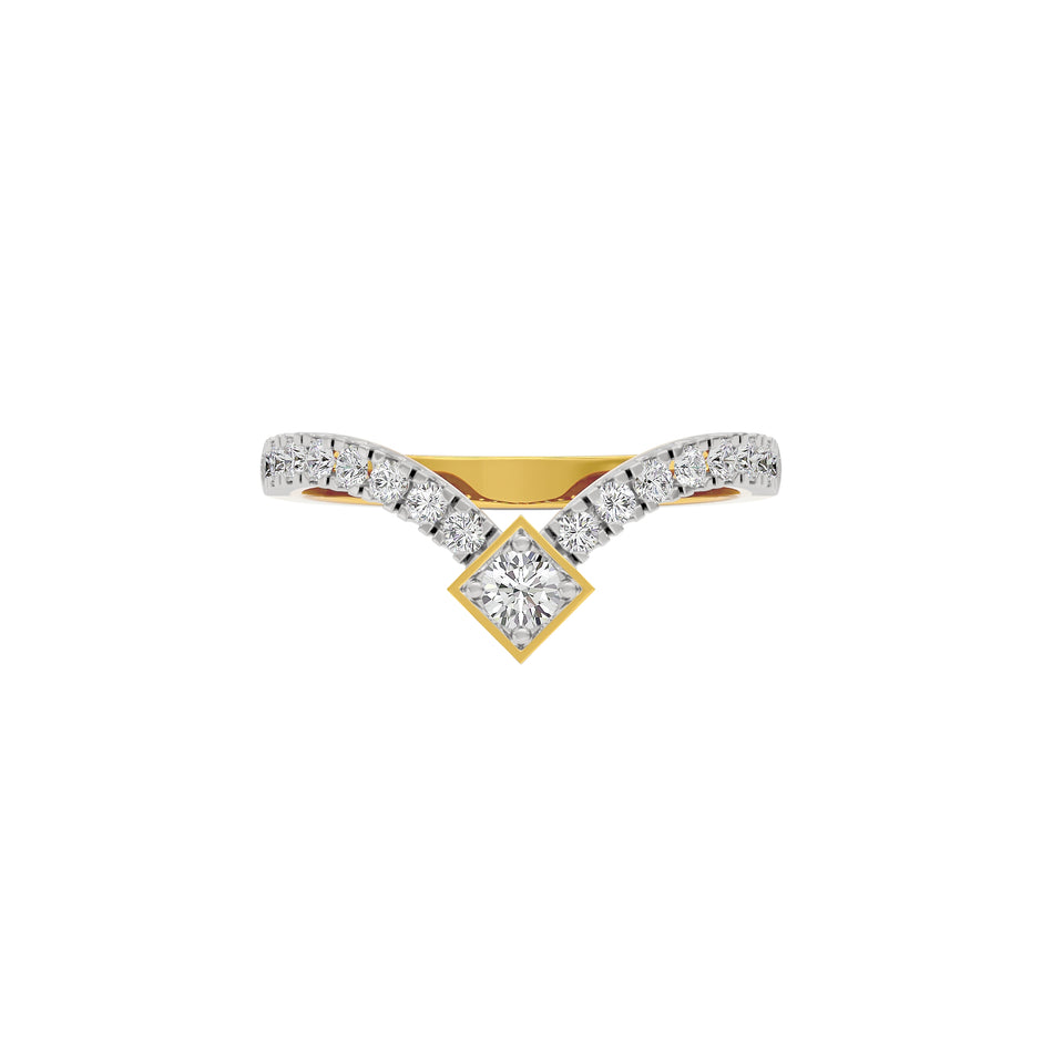 Oceanic Opals Diamond Ring 18 KT / Yellow Gold / 22