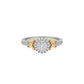 Brilliant Aurora Diamond Ring 18 KT / Yellow Gold / 22