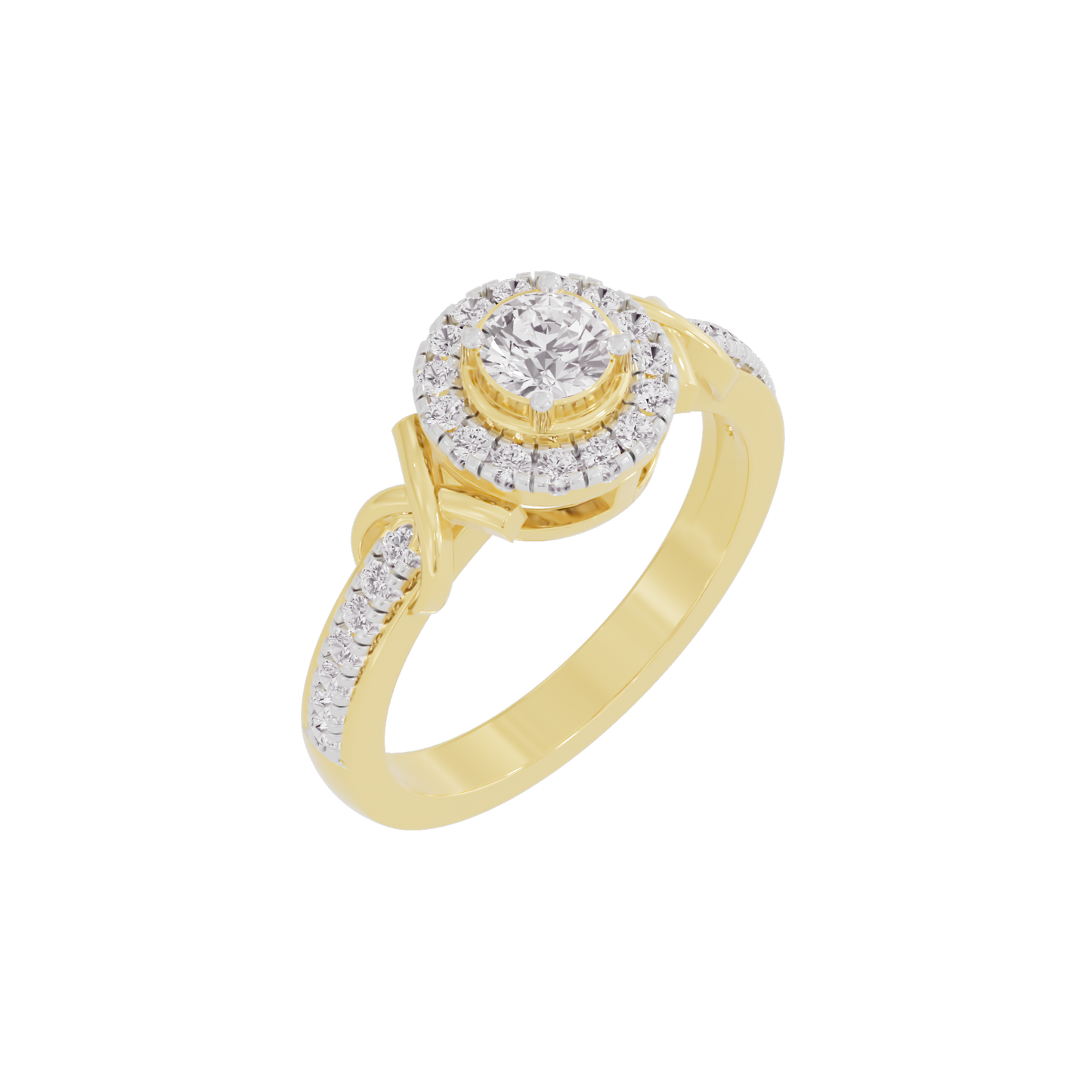Brilliant Aurora Diamond Ring