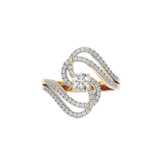 Divine Spark Diamond Ring 18 KT / Yellow Gold / 22