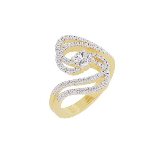 Divine Spark Diamond Ring