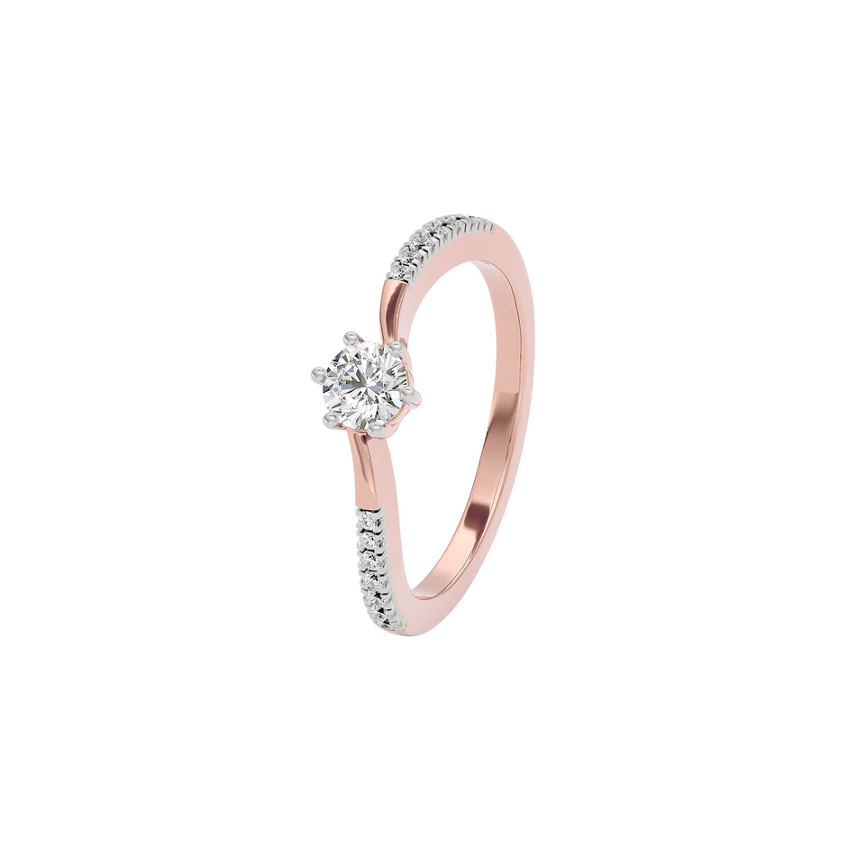 Whispering Whispers Diamond Ring 18 KT / Rose Gold / 22