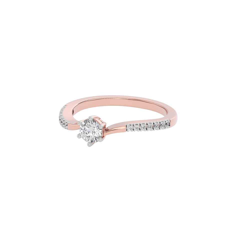 Whispering Whispers Diamond Ring 18 KT / Rose Gold / 22