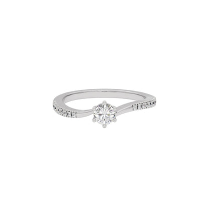 Whispering Whispers Diamond Ring 18 KT / White Gold / 22