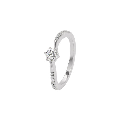 Whispering Whispers Diamond Ring 18 KT / White Gold / 22